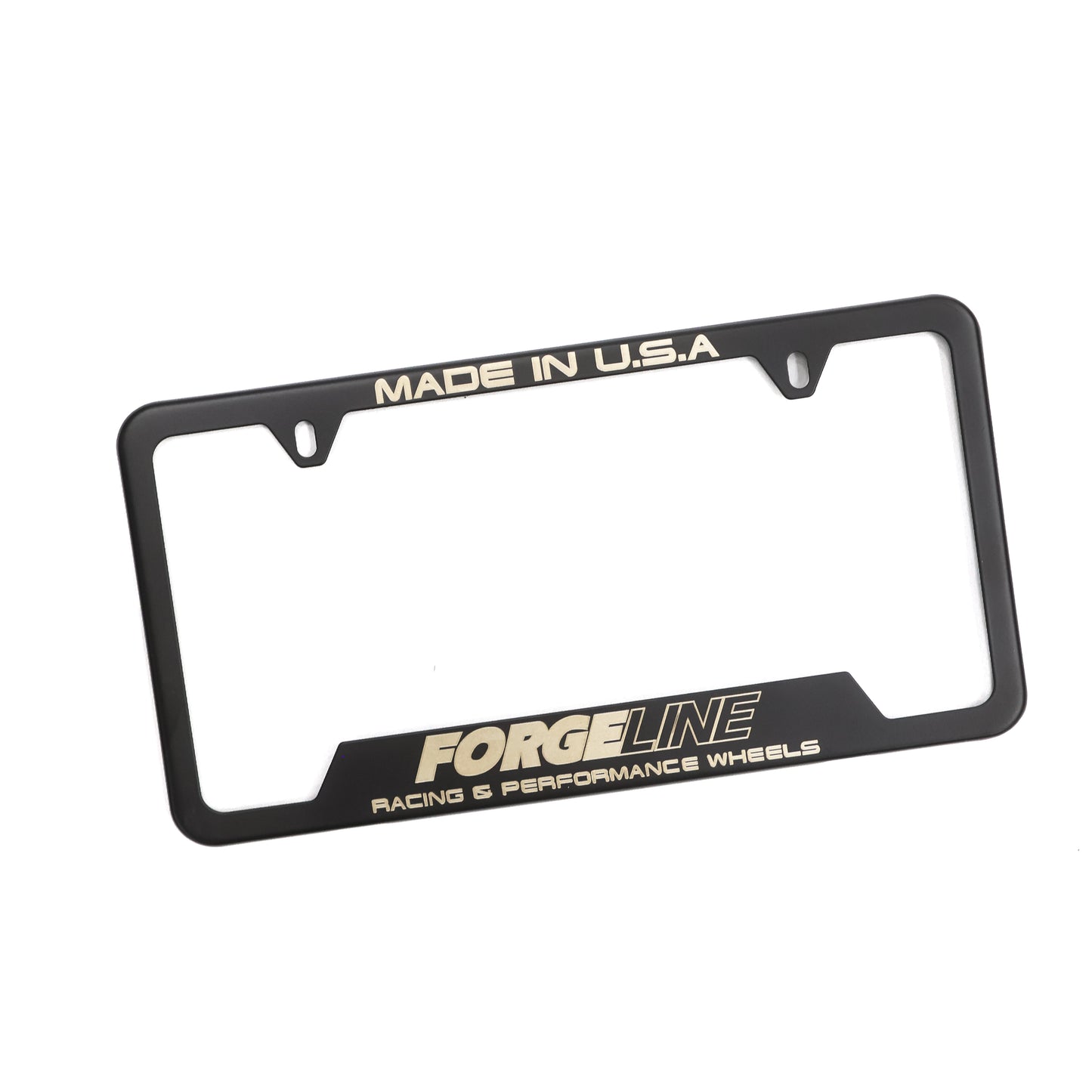 Premium Forgeline Laser Engraved Stainless Steel License Plate Frame